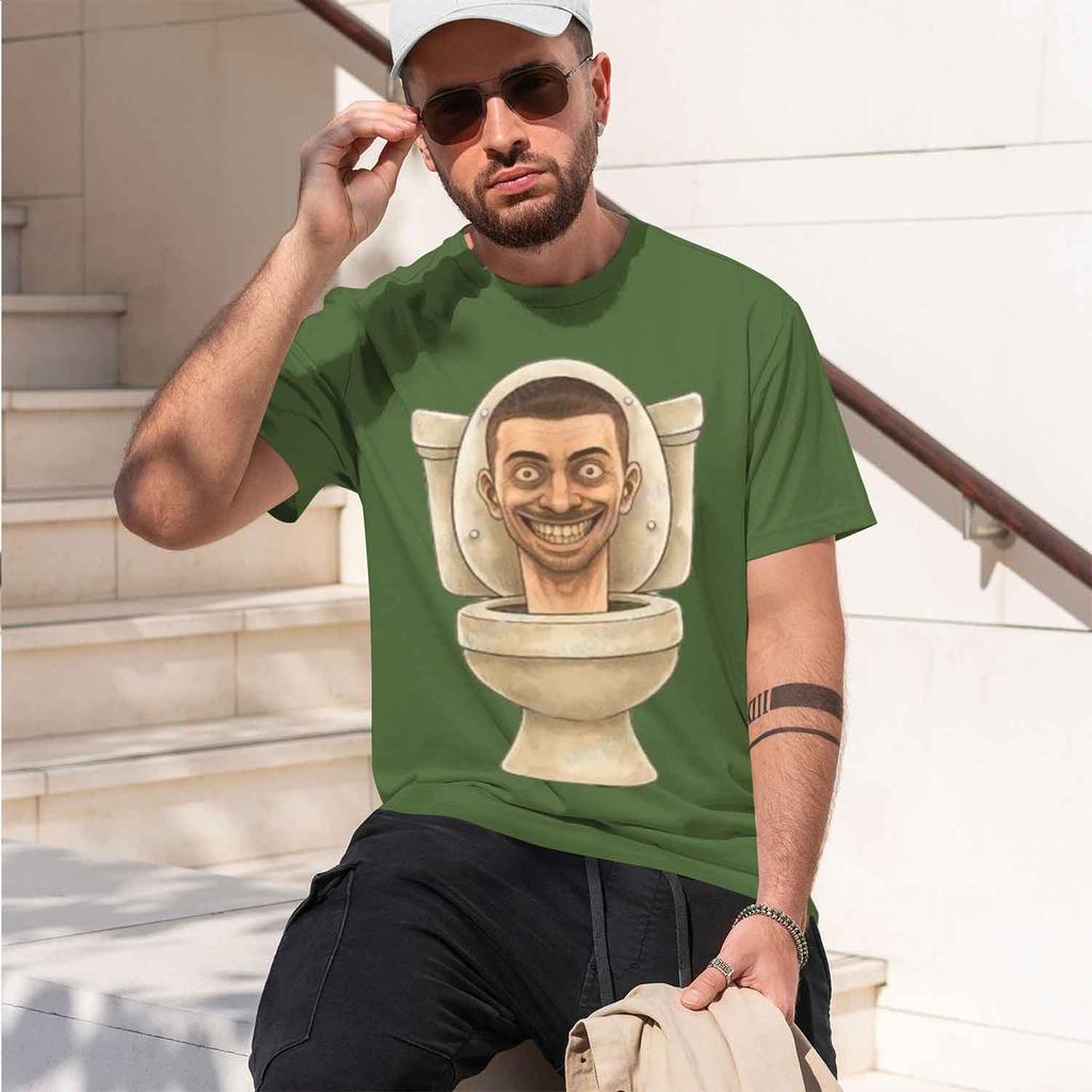 Skibidi Toilet Shirt Viral Tee D T Shirt Grh T Shirts Funny Outors High Quty Shortsv 2026 New Model Unisexs Shortsleeve Crewneck