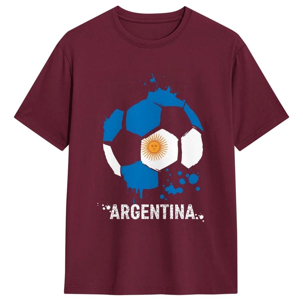 Argentina Flag Tshirt Summer Harajuku Tshirts Unisexs 100 Cotton O Neck Plus Size Tees Short Sleeve Vintage Tops