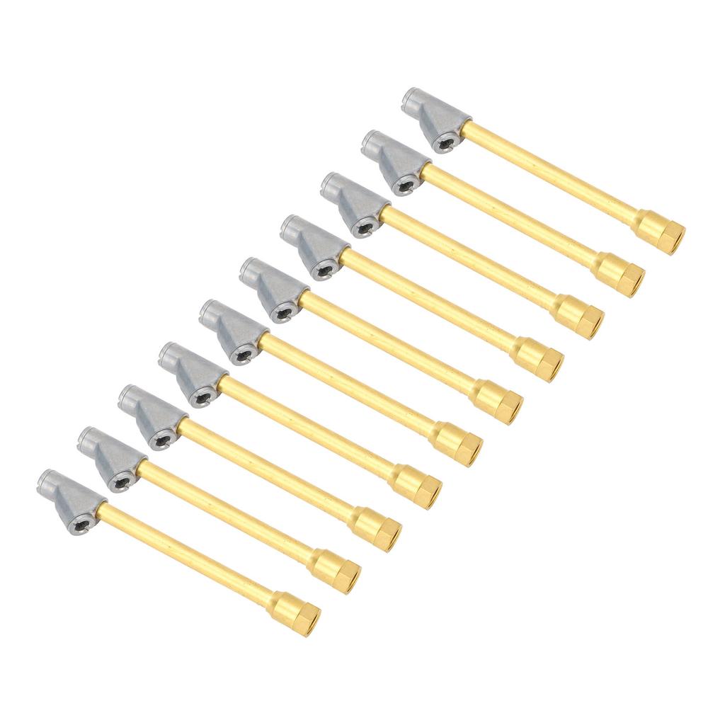 10 Jeu Mandrin à Air Double Tête 14in NPT Raccord 2 Voies Mandrin à Air Étendu avec Raccord Rapide pour