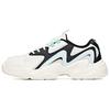 Chunky Sneakers Women's Low Top Ivory White/Black/Blue 122028825R-4