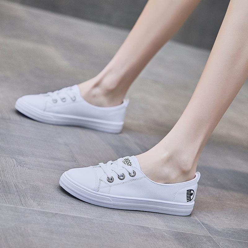 Fashion White Women Shoes Korean Fashion Casual Flats Shoe Woman Sneaker Spring Summer Loafers Footwear Choussure Femme Zapatos De Mujer