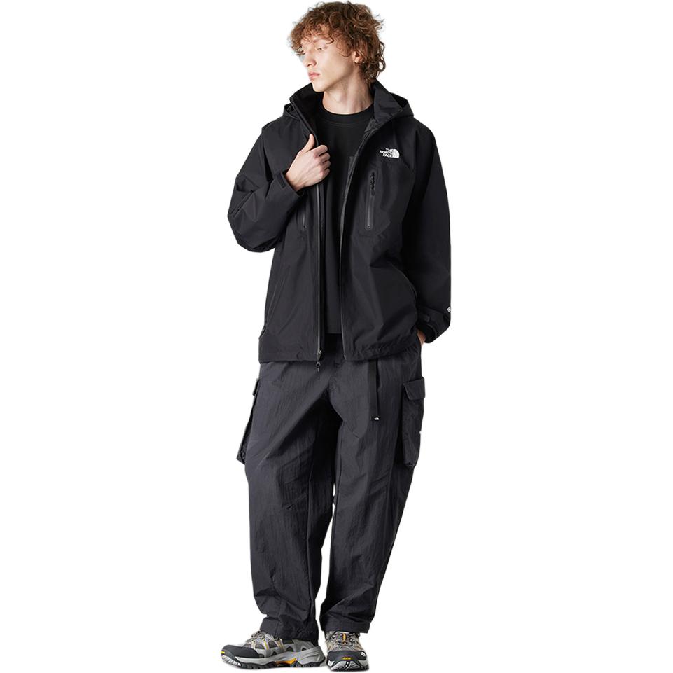 THE NORTH FACE Urban Exploration SS25 Waterproof, Windproof, And Breathable Windbreaker Jacket Men's Cosmic Black NF0A8CJD-JK3