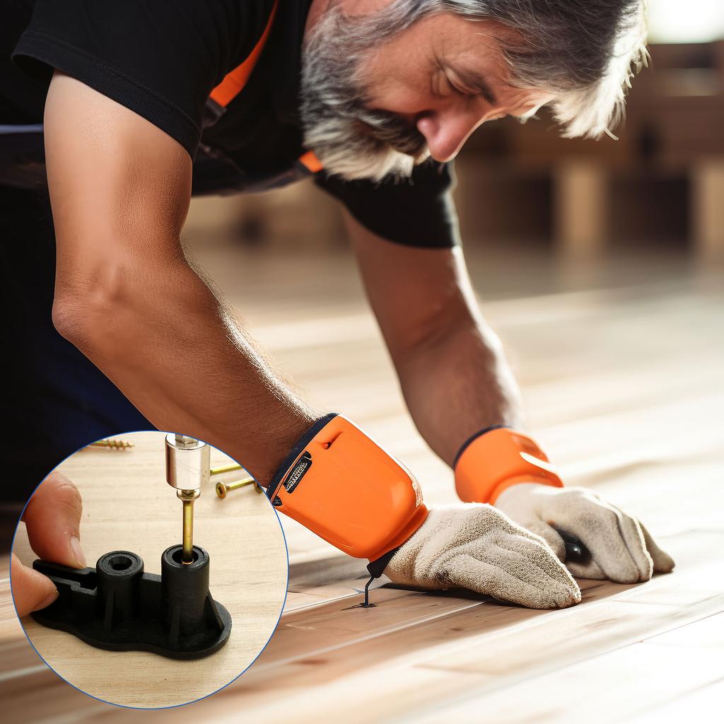 55Pcs Squeaky Floor Repair Kit Steel Eliminate Floor Squeak Screws Kit Premium Hidden Deck Fasteners Squeaking Floor Fixing