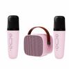 Mini Karaoke Machine for Kids and Adults Portable Speaker With 1-2 Wireless Microphone for Home KTV Birthday Party Holiday Gifts