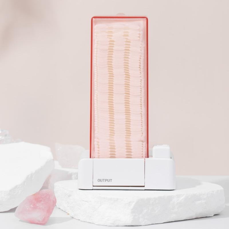 Contenitore Cotone Cosmetico Touch Control Scatola Dispenser da Parete con Dischetti Omaggio Salvaspazio Scatola Contenitore
