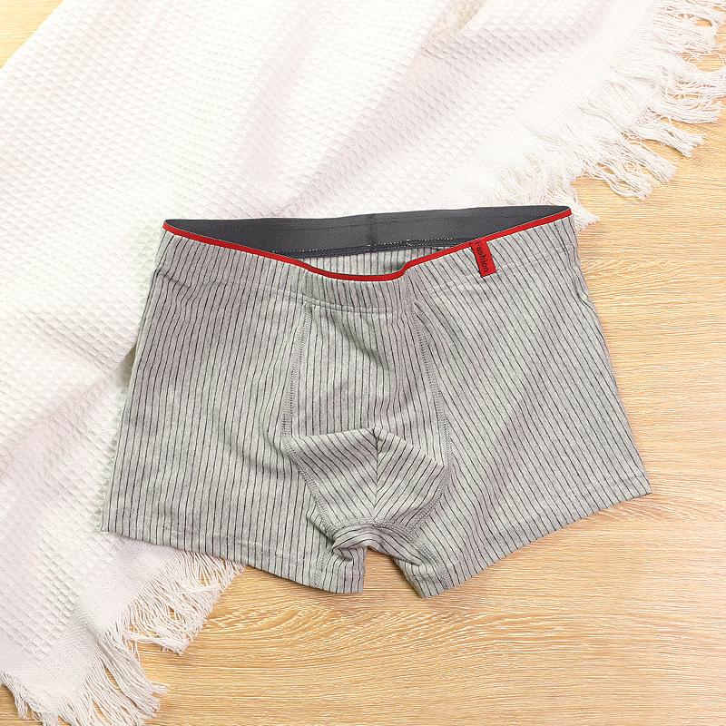 

Мужские классические полосатые хлопковые трусы-боксеры — средняя талия, большие размеры, подходят для молодежи и людей среднего возраста. 2XL (130-150 lbs)