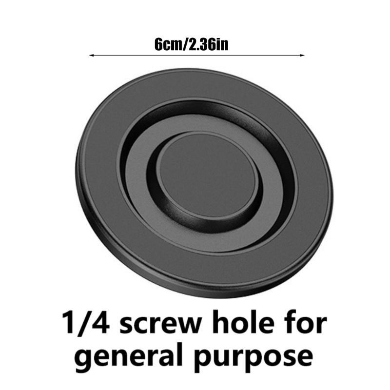 Flexible Universal Strong Magnetic Phone Mount Adapter for Phones with Cold Shoe & 1/4inch Screw Hole Compatibilities