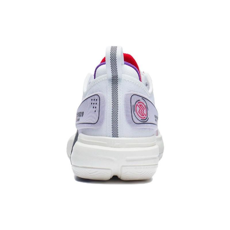 Li-Ning Speed 9 Premium Men's Low Top Basketball Shoes White Purple ABAS071-2
