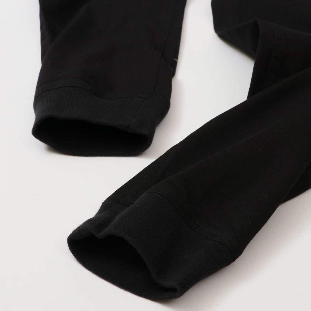 Pantaloni lungi din BUMBAC SUA cu logo într-un punct Negru de bază [Champion] C3-Z212 Bărbați