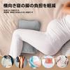 TEXSTEAD Side Sleeper Knee Pillow  Thigh Pillow  Knee and Back Pain Relief Cushion  Washable with Velcro Closure  Breathable Portable Design  Dual