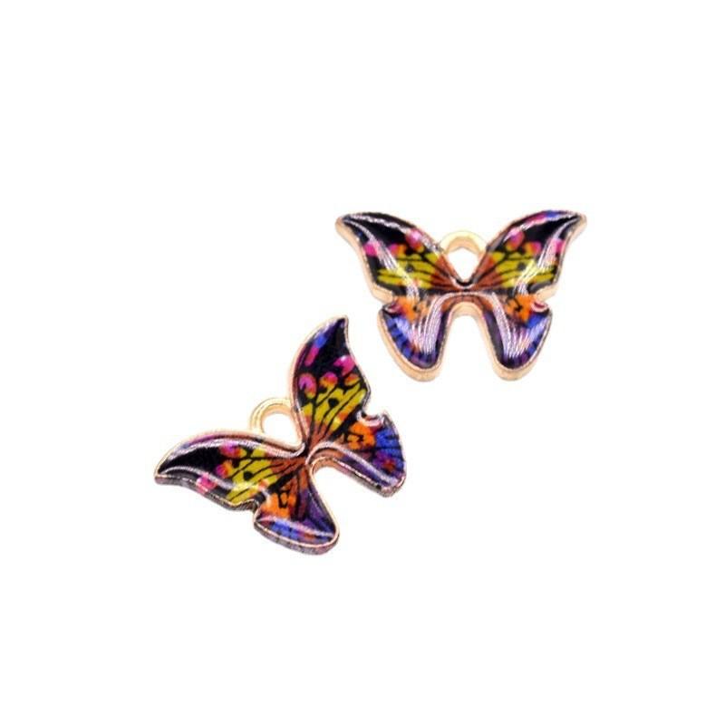 Diy Fashion Accessories Color Butterfly Accessories Alloy Drip Accessories