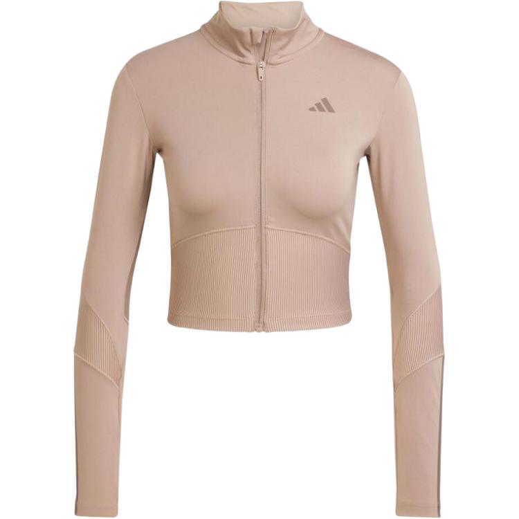 Adidas Track Lightweight Zip-Up Fitness Top Women Tops JY2093