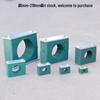 Galvanized Heavy-Duty Plastic Marine Pipe Clamp - Single/Double Hole for Oil, Iron, or Steel Pipes and Cables