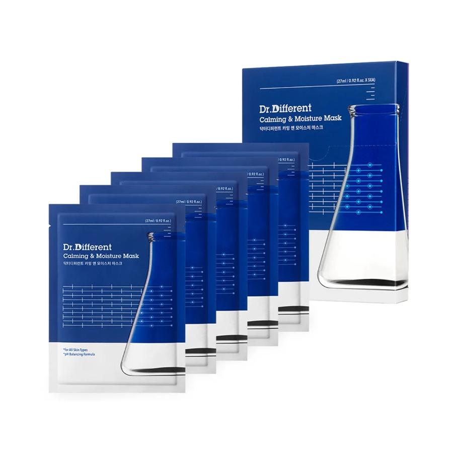 Dr.Different Calming & Moisture Mask Sheet 5 Sheets Mask Sheet 5 Sheets