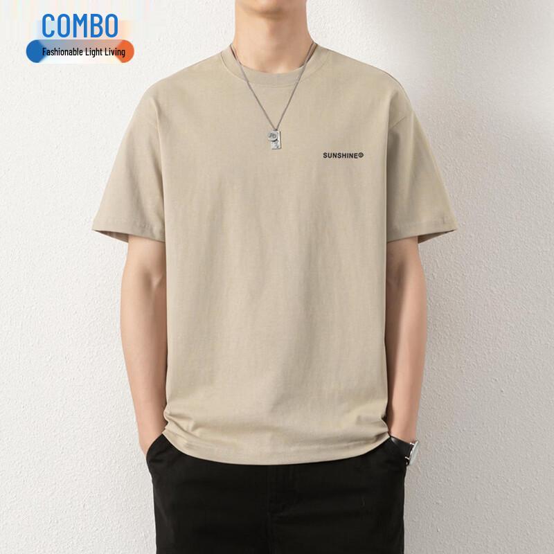 Men's Pure Cotton Loose Fit Casual T-Shirt