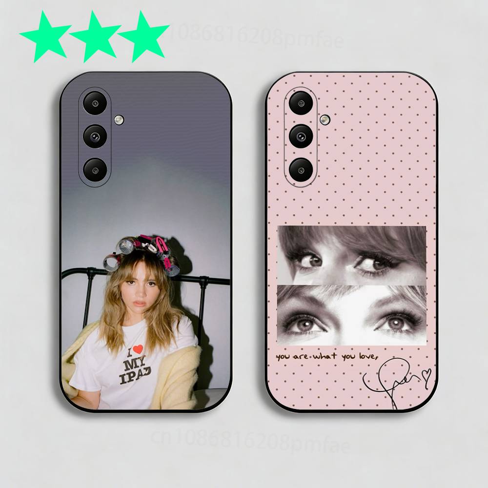 singer S-Suki W-Waterhouse Phone Case For Samsung Galaxy A13,21s,22,31,32,40,52,71,A91 Soft Black Shell