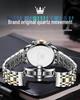 Oulishi Multifunctional Men's Waterproof Quartz Watch with Steel Band