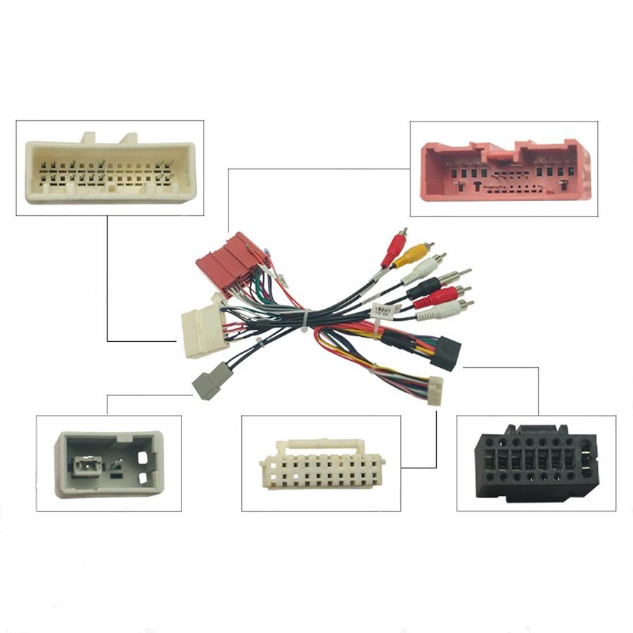 Car 16pin Stereo Radio Wiring Harness Cable W/Canbus Box For Mazda3/ Axela /CX-4