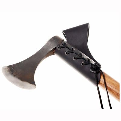 Medieval Vintage Pu Leather Sword Sheath Axe Blade Case Waist Holster Viking Knight Scabbard Larp Cosplay Props Sword Holder