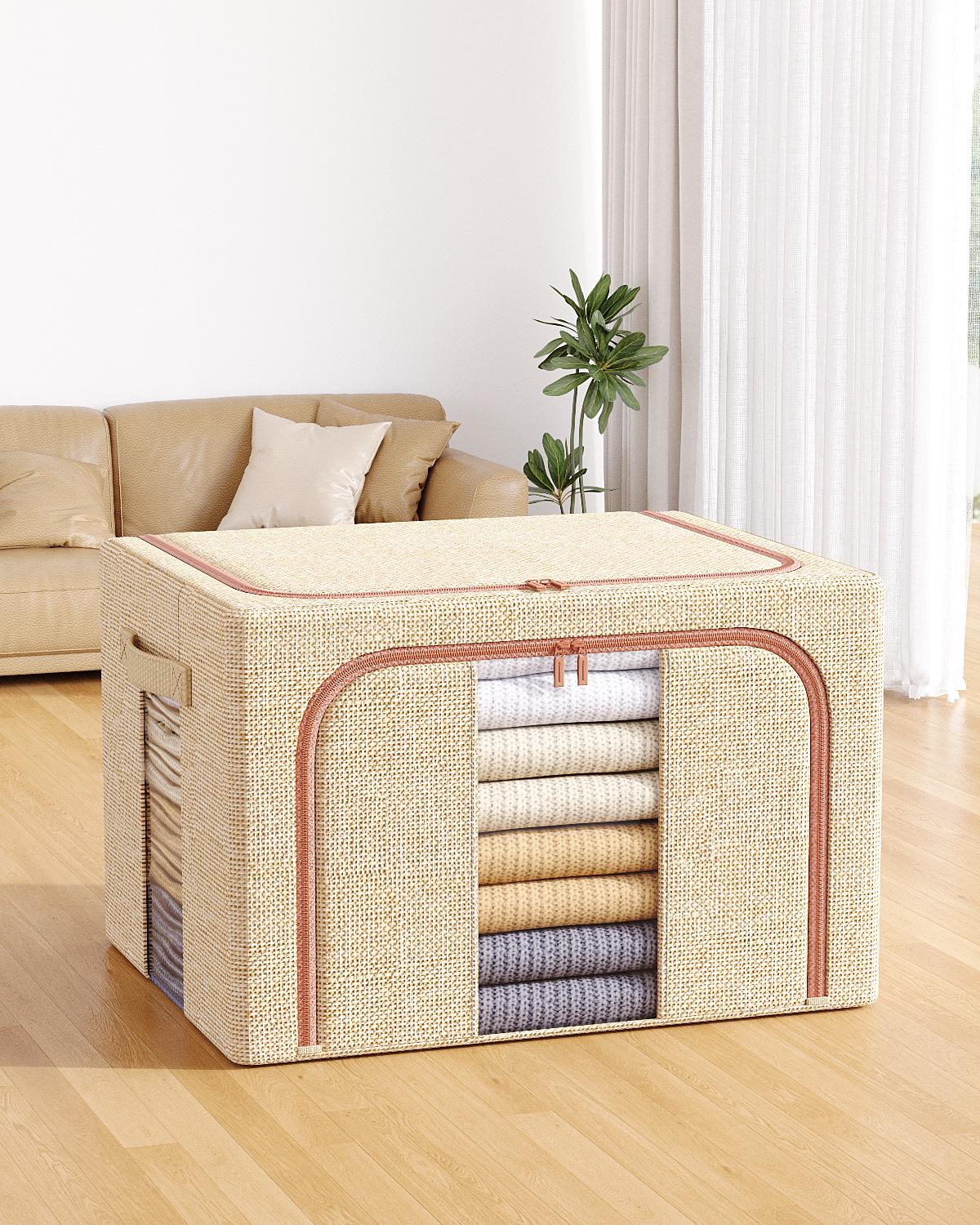 Большая вместимость складного тканевого шкафа для хранения одежды M [40*30*20]