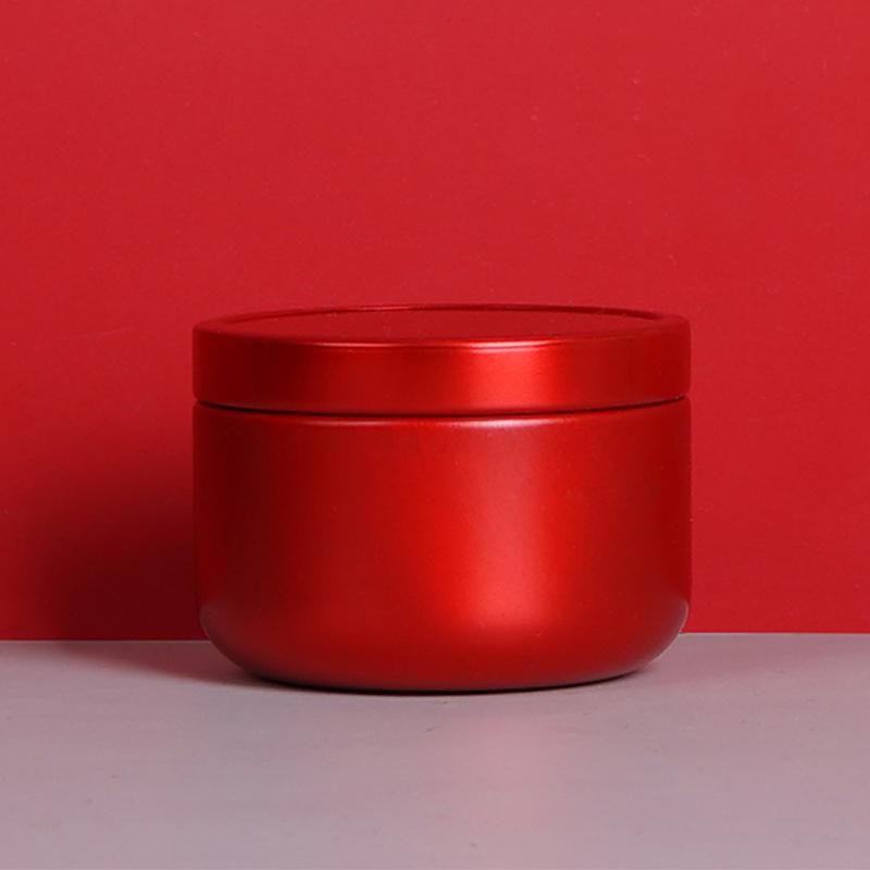 Tea Sealed Box Tea Packaging Jar Round Iron Tinplate Frosted Tea Container Vintage Tea Box Jewelry Candy Small Storage Can