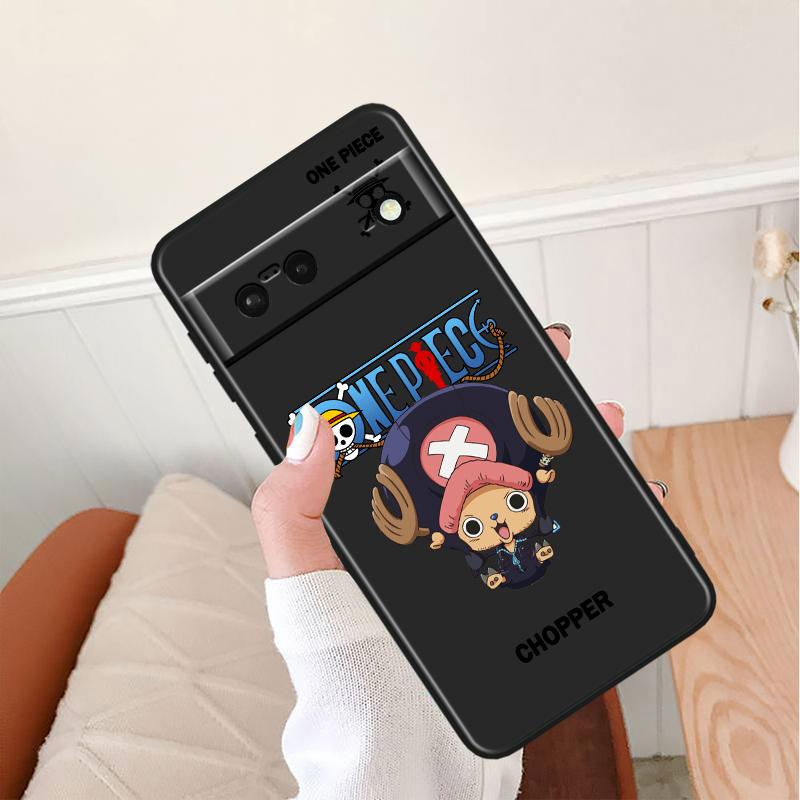 

Цельный противоударный чехол Luffys для Google Pixel 8 7A 6A 5A 5 4 4A XL Pro 5G, черный чехол для телефона, мягкий чехол для телефона Fundas Capa Google Pixel 4