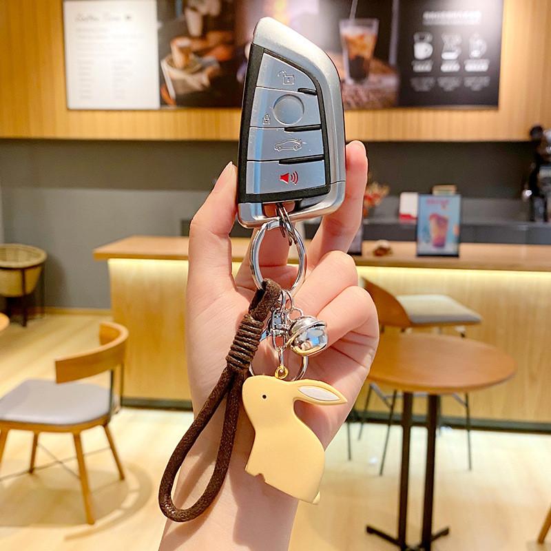 Goose Rabbit Fox Toy Dolls Key Chain Bag Decoration Pendant Desktop Ornament