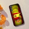S-Spain Flag F-Football Fan Support Phone Case Silicone Soft For Samsung Galaxy A73,A72,A71,A70,A53,A52,A51