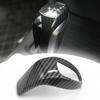 Carbon Fiber ABS Gear Shift Knob Head Cover Trim For BMW X1 F48 2016-