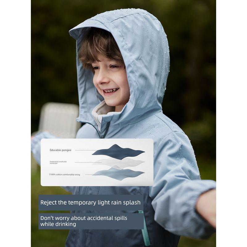 David Bella Boys' Jacket Spring New Style Kidsren's Outdoor Waterproof Windbreaker Boy Baby Jacket Outdoor Clothing Kidsren's Clothing