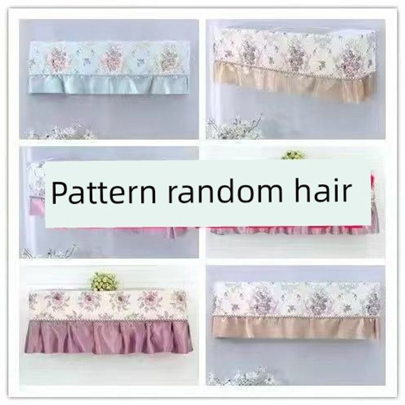 

Настенный тканевый чехол-штора для кондиционера для спальни Midea Xiaomi Gree Чехол от пыли для кондиционера Подвесная машина Нейтральный Всегда включен Random pattern 1-1.5p boot free [88cm Neutral]]