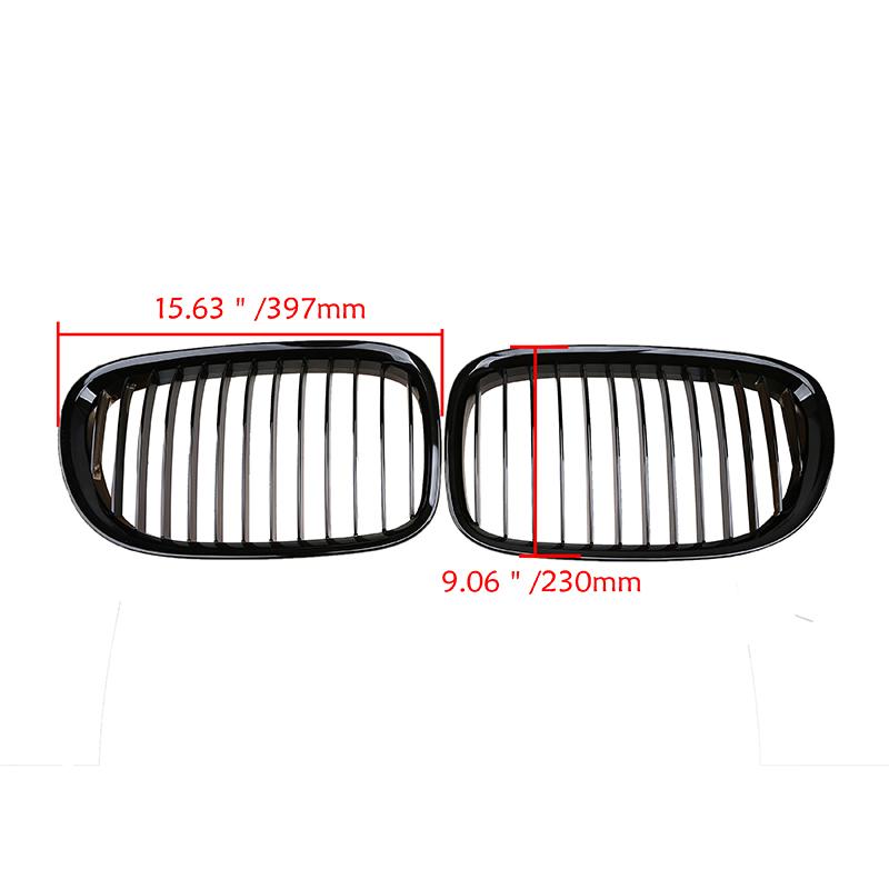 Car Front Hood Kidney Bumper Black Grille for BMW 7-series F01 F02 F03 F04 Saloon 2009 2010 2011 2012 Pre-facelift Accessories