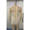 Summer Women's Low Cut Vest Sexy Backless Strappy Knit Slim Hip Dresses