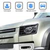 Stainless Car Headlight Lampshade Protection Net Cover Accessories For Land Rover Defender 90 110 130 2020-2025 Car Modification