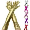 Long Punk Gloves Long Faux Leather Gloves Women Pole Dance Gloves Dance Gloves