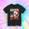 Dead Inside But Jolly AF Shirt | Funny Skeleton Santa Christmas Humor Tee S–5XL