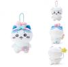 Chikawa Yukikawa Dog Self-mocking Bear Plush Toy With Pendant Animal Shape Pp Cotton Filling 20cm Teddy Bear 10cm Hanging Decoration