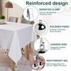 4pcs Windproof Tablecloth Weights Clips Solid Metal Ball Table Cover Pendant Clips  Home Dining