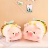 New Bee Pig Plush Toy Transforms Into Pig Doll Children's Companion Pillow Girls' Festival Gift