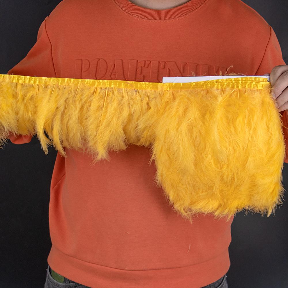 2 5 10 Meter Color Turkey Marabou Feathers Trim 4-6Inch Plumes Fringe For Sewing Crafts Wedding Party Dress Decoration
