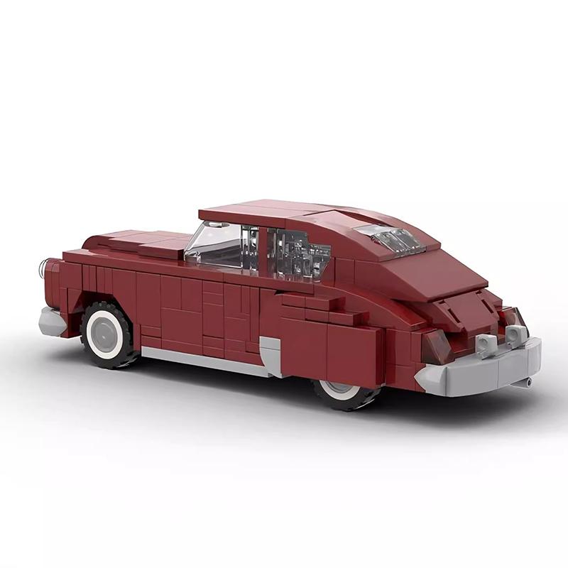 Bricklink MOC Coche Técnico 1949 Oldsmobiles Futuramic 76 City Speed Vehicles Sets Bloques de Construcción Juguetes Regalo de Navidad