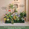 Artificial Green Plant Floral Arrangements for Indoor Decor in Hotels and Shops