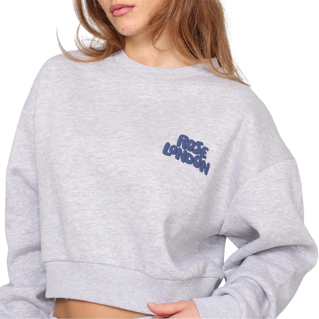 Rose London Womens/Ladies All Love Graphic Print Crop Sweatshirt