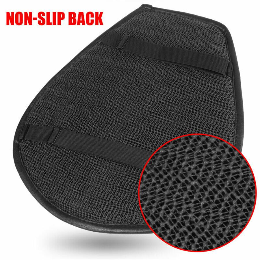 Motorcycle Comfort Mesh Seat Cushion Pillow Pad Pressure Relief Cover Universal