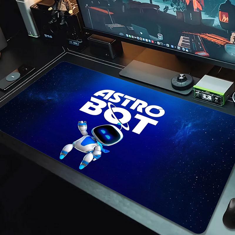 ASTRO BOT Large Size Mouse Pad Large Gaming Table Cushion Non-slip Laptop Tablet Big Mousepad XXL Mat Mini PC Playmat With Lock edge