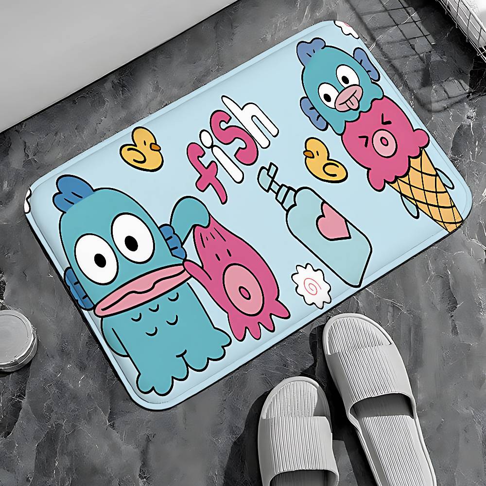 H-Hangyodons Entry Door Floor Mat Festive Decorations Carpet Bathroom Anti-slip Mat Entrance Doormat