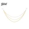 Classy Indoor Decorative Garlands Christmas Faux Pearl Garland, Multi-Strand Beaded Swag Hanging Banner, Chain Crystal Bead Strands for Holiday Mantel