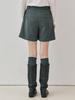 CLUNY Wool Skirt Pants - Black