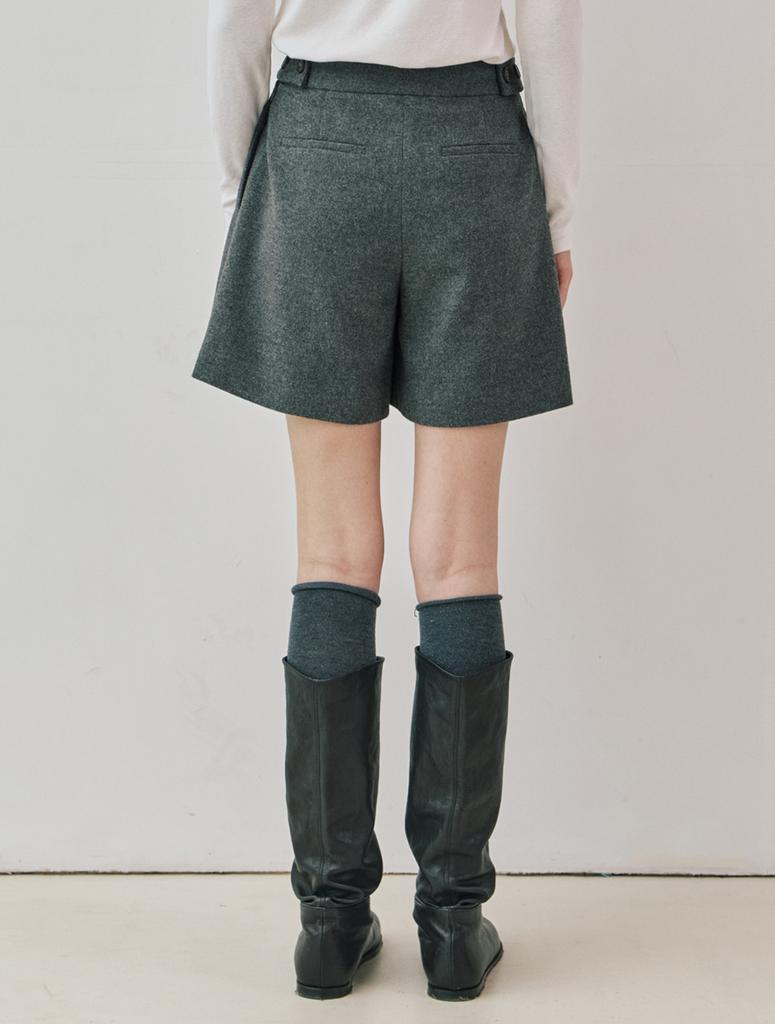 CLUNY Wool Skirt Pants - Black