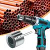 Czyszczenie Rur Metalowych 22mm Akcesoria do Wiertarek Elektrycznych Wielokrotnego Użycia Szczotka Czyszcząca Rura Miedziana
